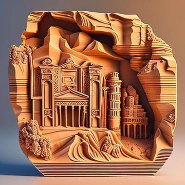 3D мадэль Мафрак в Иордании (STL)